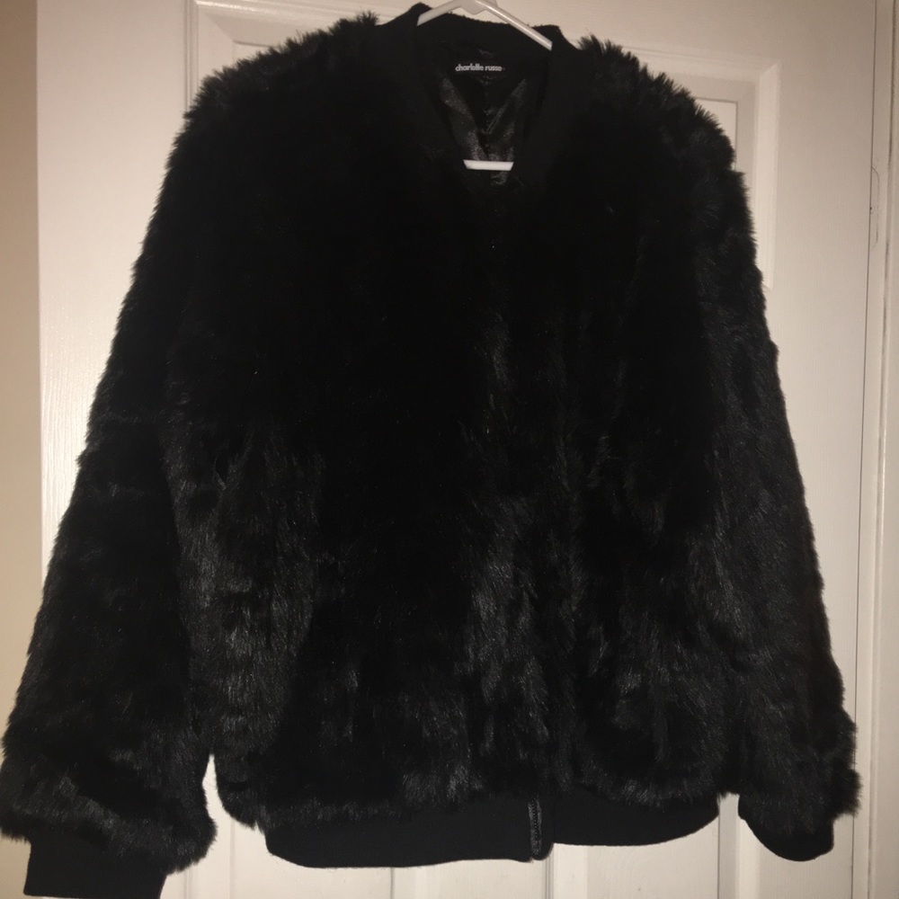 Black Faux Jacket